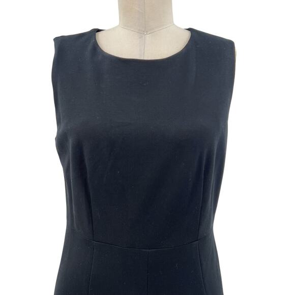 Diane von Furstenberg Carrie Sleeveless Ponte A-line Dress Black Size 6 - Picture 3 of 13